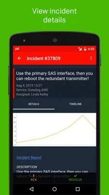 PagerDuty android App screenshot 3